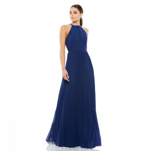 Mac Duggal Blue Maxi Dress Size 6